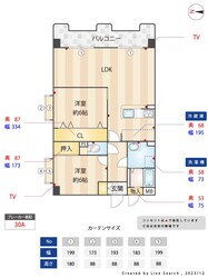 蓑原ハイツⅡの物件間取画像